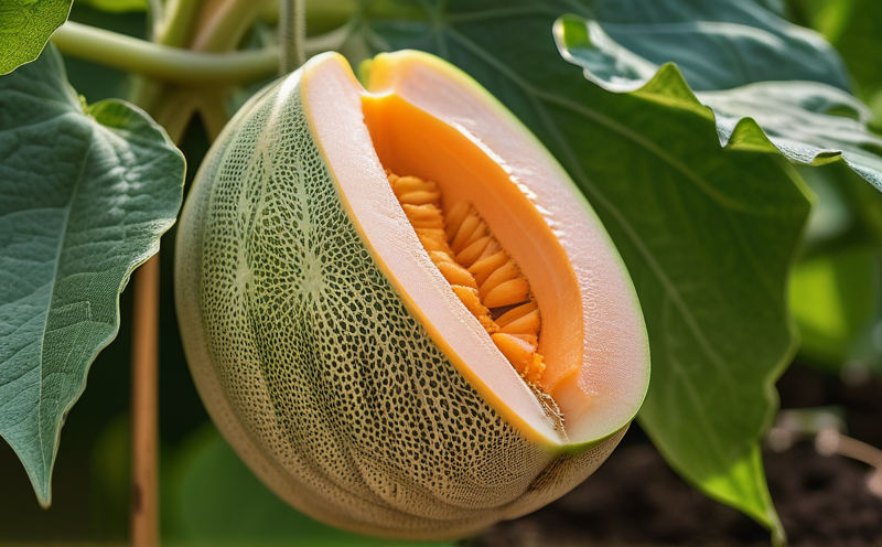 Cantaloupe (Muskmelon) plant photo