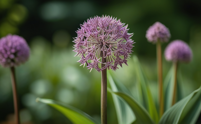 Garlic plant photo