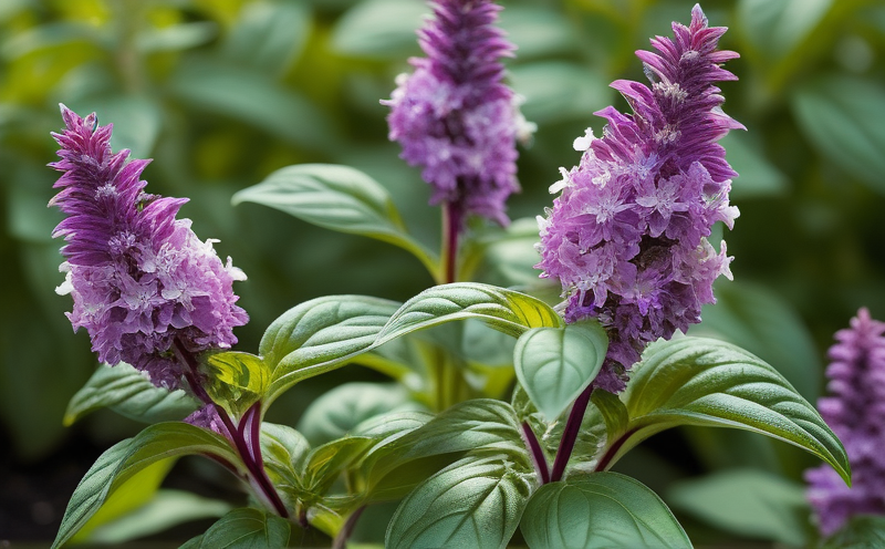Opal Basil plant photo